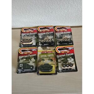 Majorette Special Forces Diecast Military Vehicle Lot of 6 NIB Series 220 Tanks